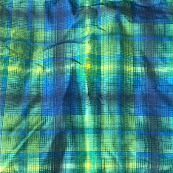 Target Kids Puffer Jacket - Blue and Yellow Plaid - Picture 4 of 8